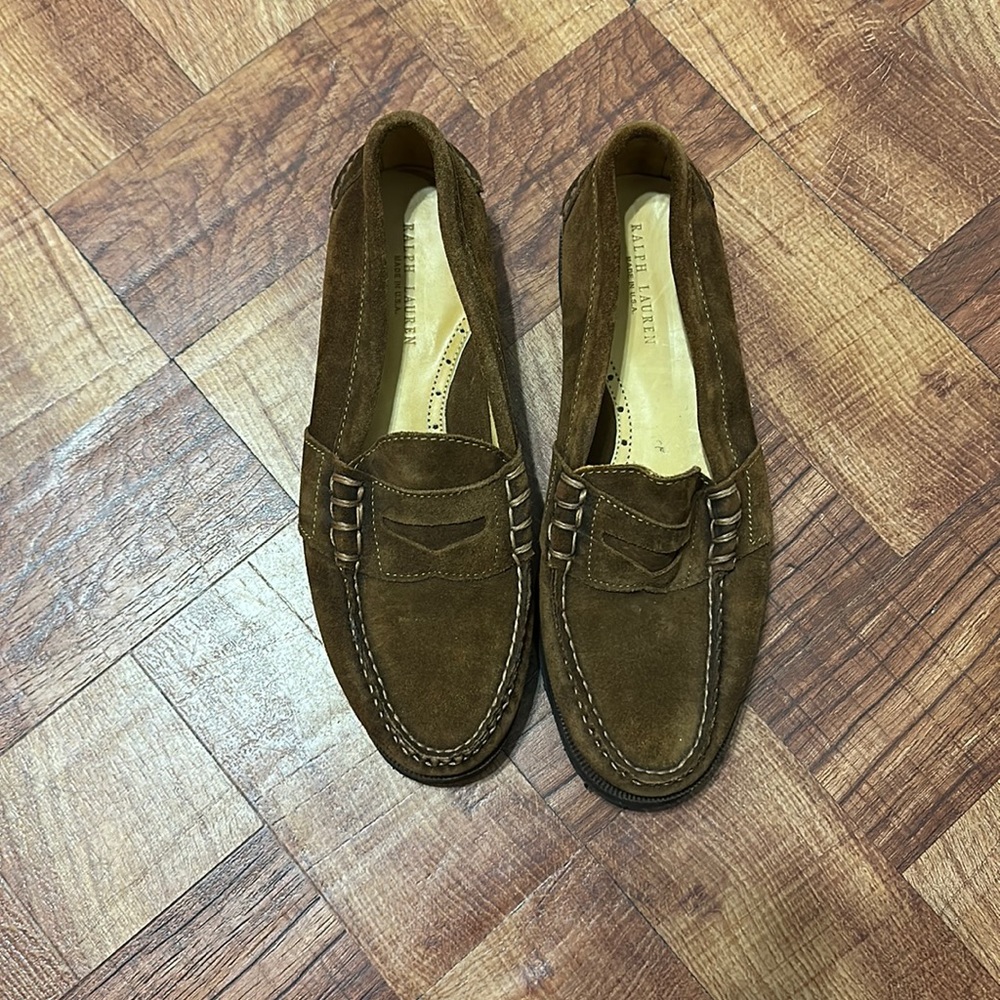 RALPH LAUREN LEATHER LOAFERS